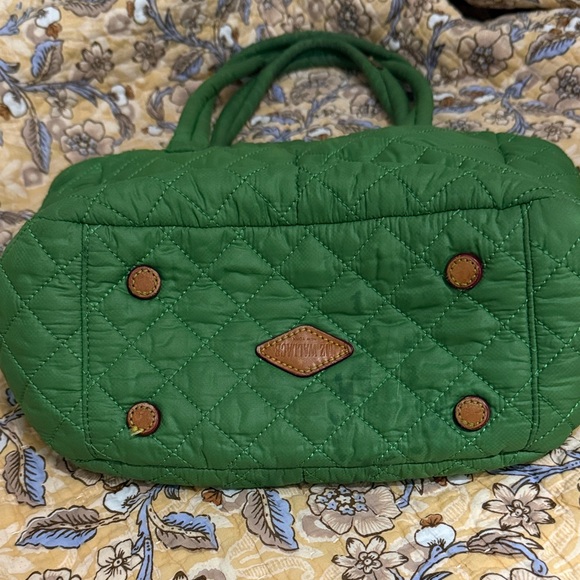 MZ Wallace Vibrant Green Quilted Tote - Picture 2 of 5